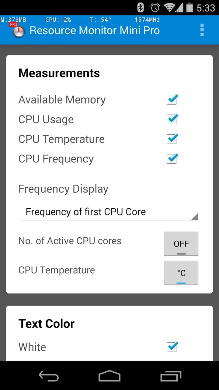 Resource Monitor Mini Pro screenshot 6