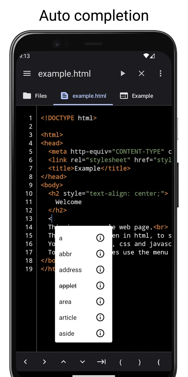 WebCode screenshot 4