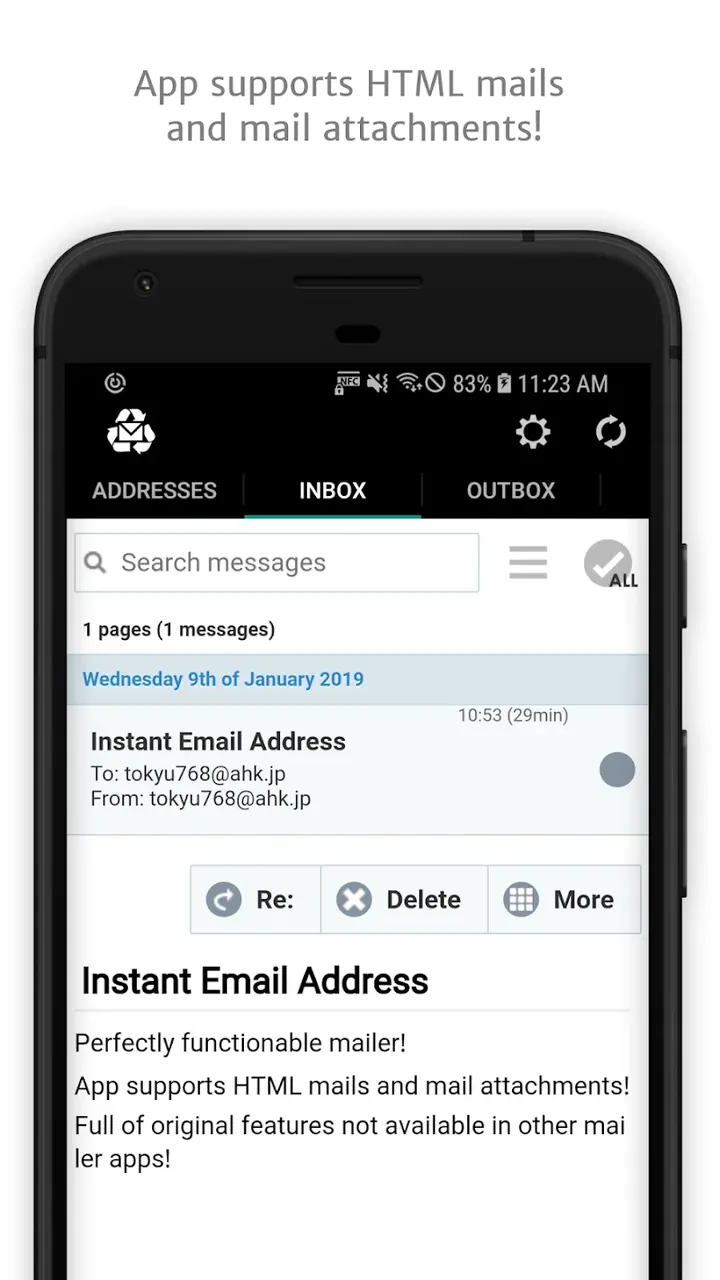 InstAddr screenshot 3