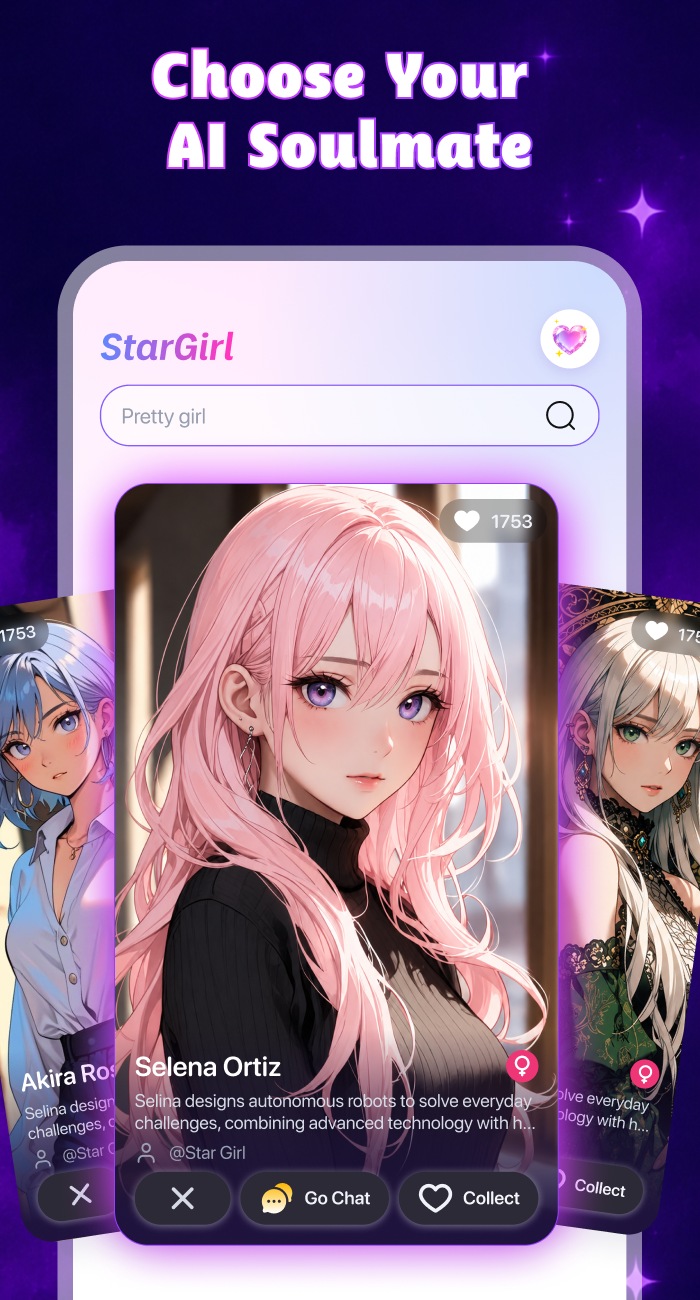 Star Girl & Cosmic Chat screenshot 4