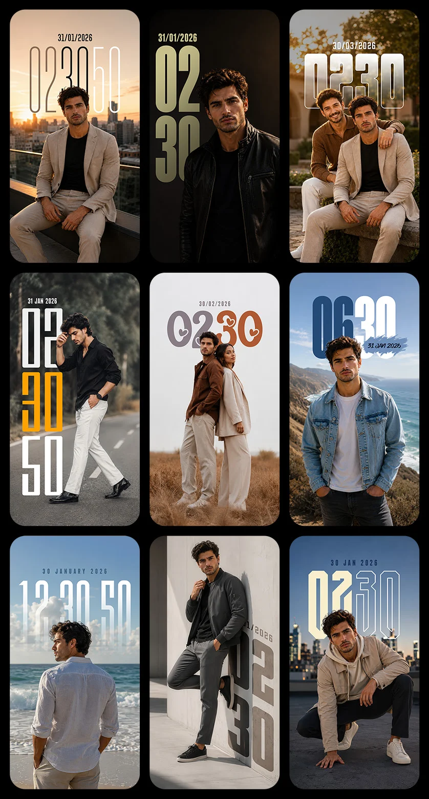 Depth Studio: AI Photo Clock screenshot 2