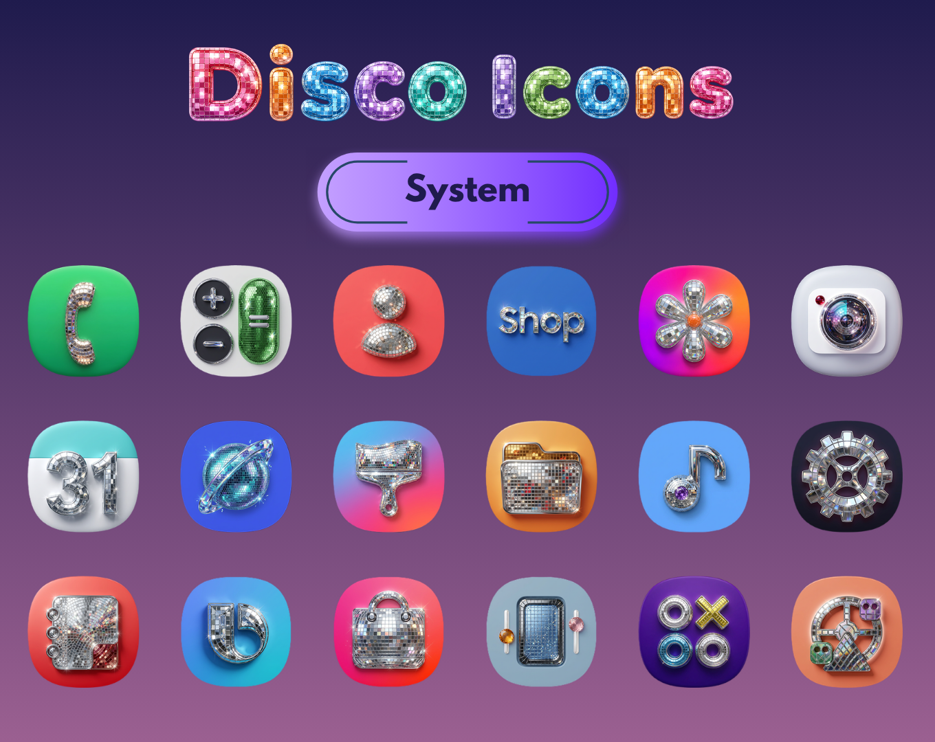 Disco Icon Pack screenshot 1