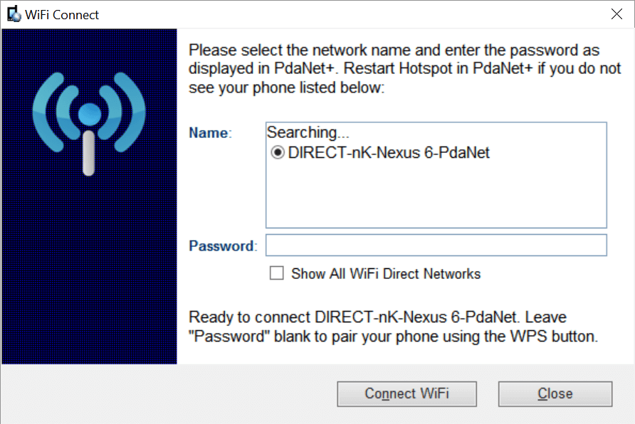 PdaNet+ screenshot 4