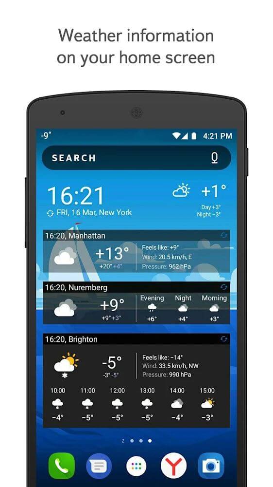 Yandex.Weather screenshot 6
