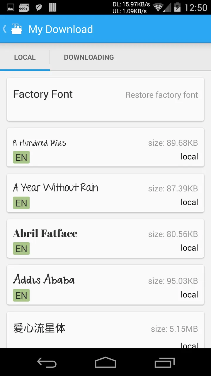 iFont screenshot 5
