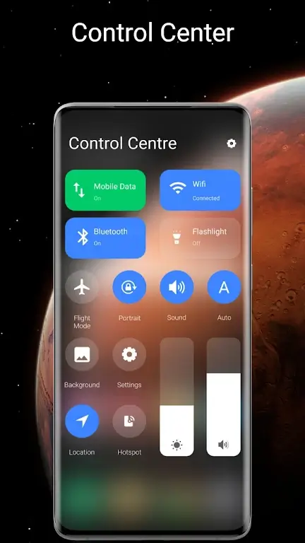 Modern Control Center screenshot 2