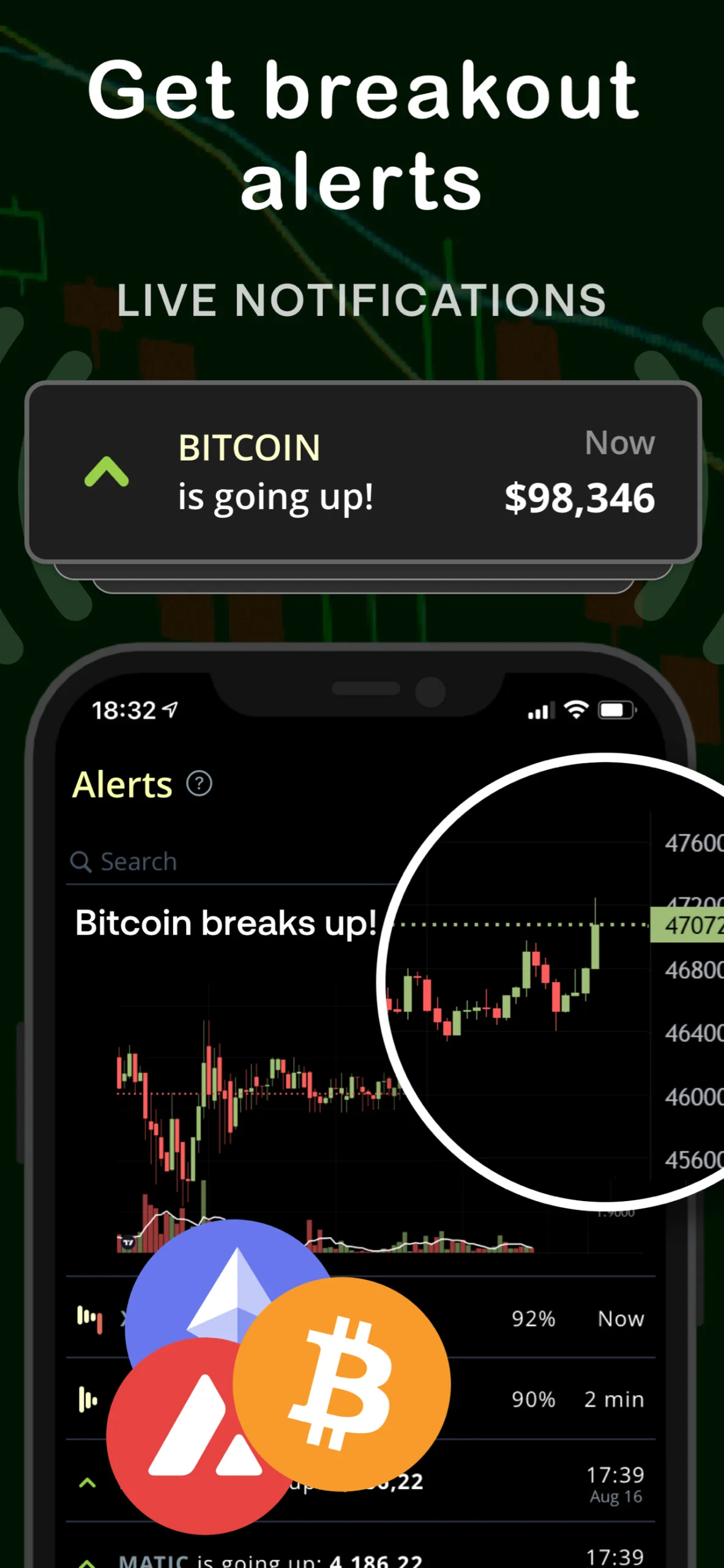 Coin Push: Crypto Alerts screenshot 4