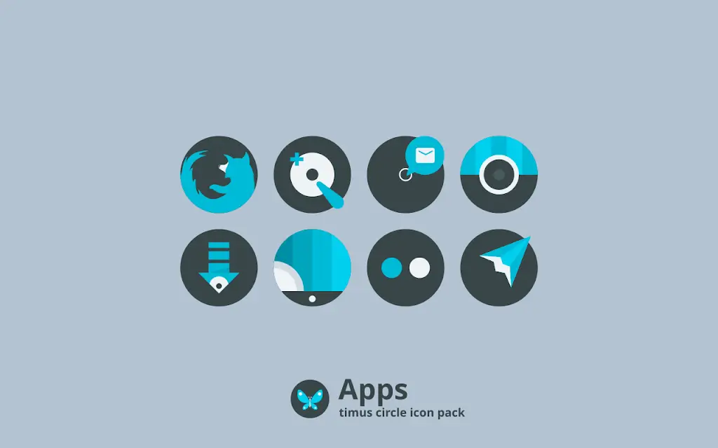 Timus Spin: Dark Icon Pack screenshot 4