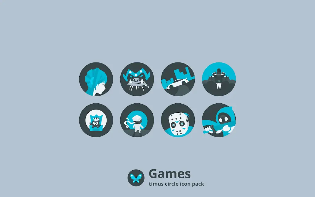 Timus Spin: Dark Icon Pack screenshot 5
