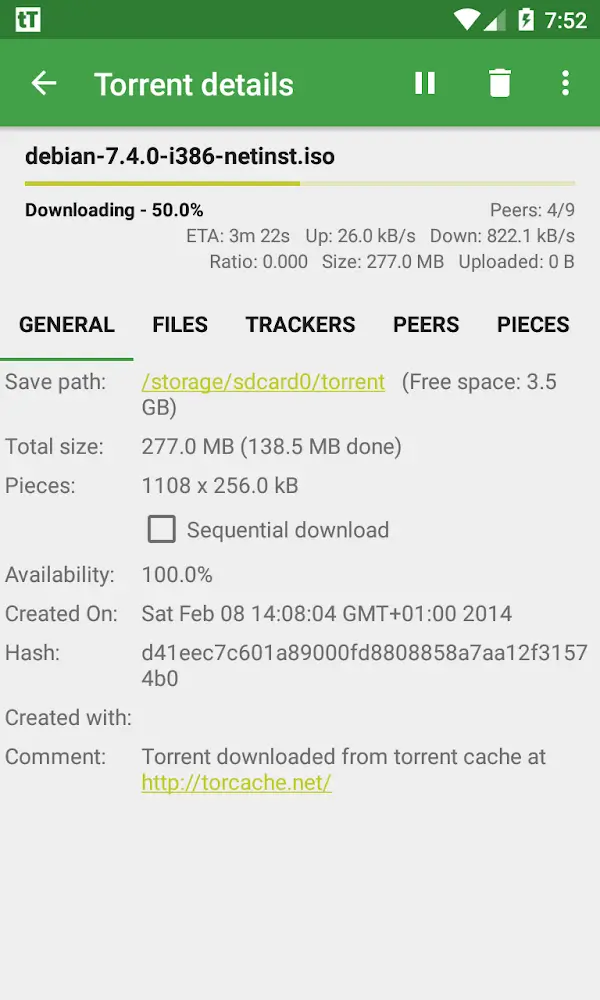 tTorrent Lite screenshot 6