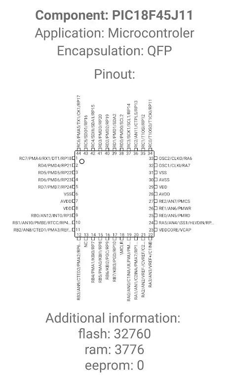 Electronic Component Pinouts Screenshot 4