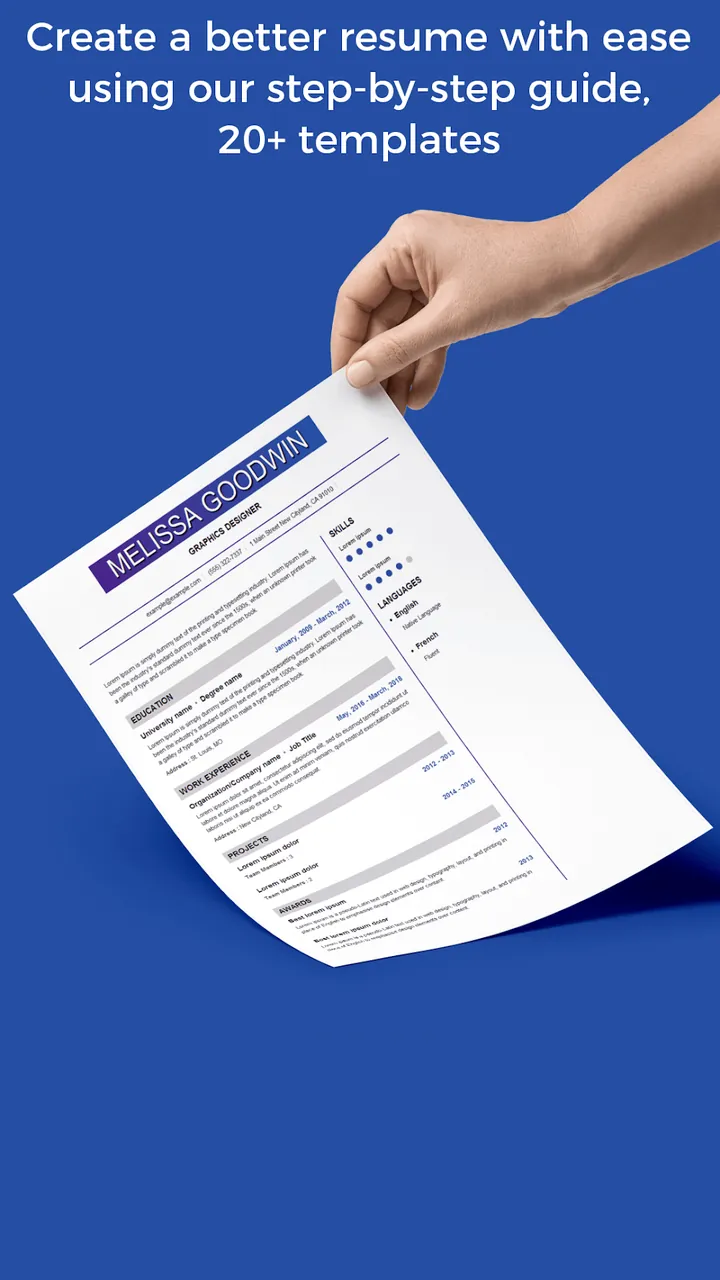 Resume Builder screenshot 2