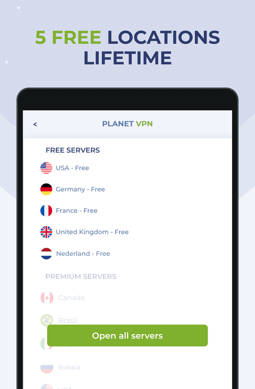 Free VPN Proxy by Planet VPN screenshot 7