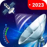Satfinder (dishpointer) with Gyro compass
