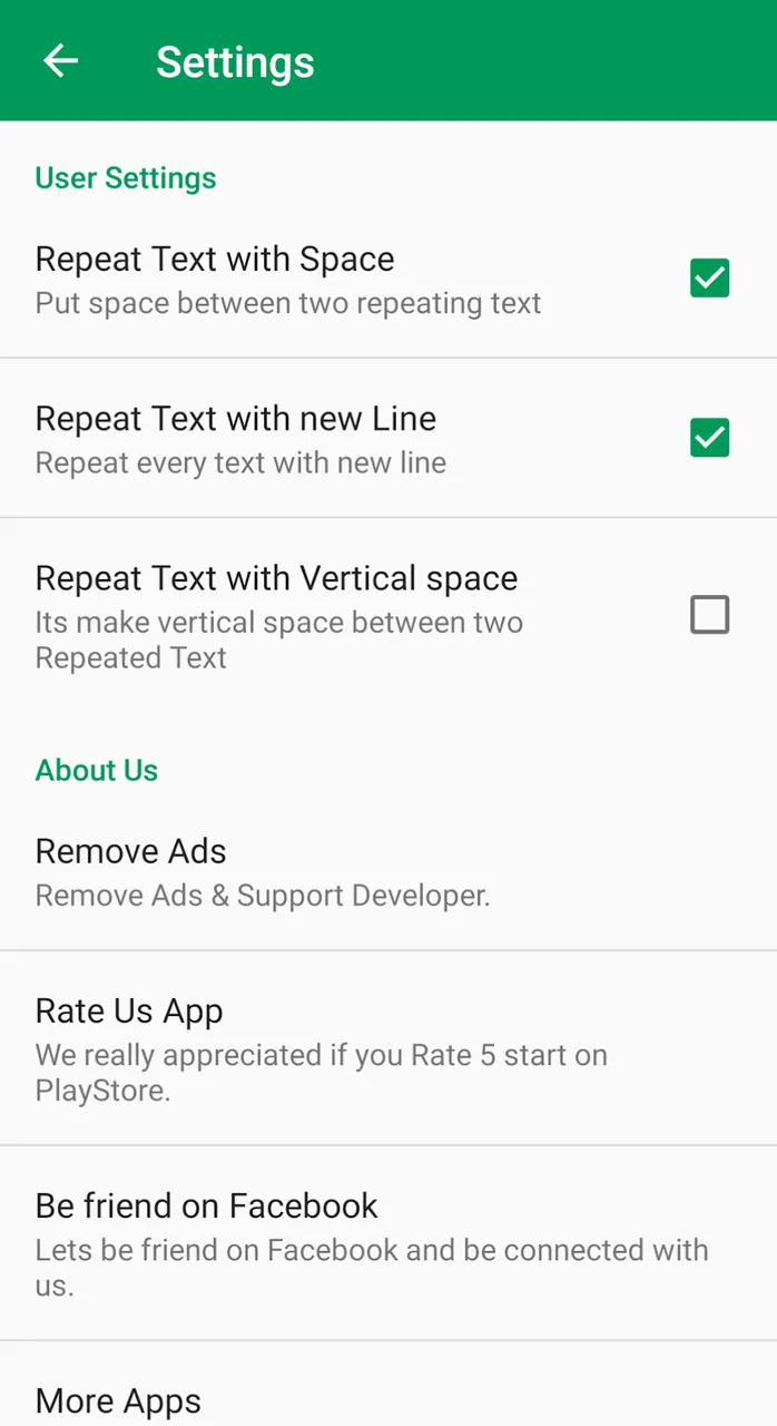 Text Repeater screenshot 4