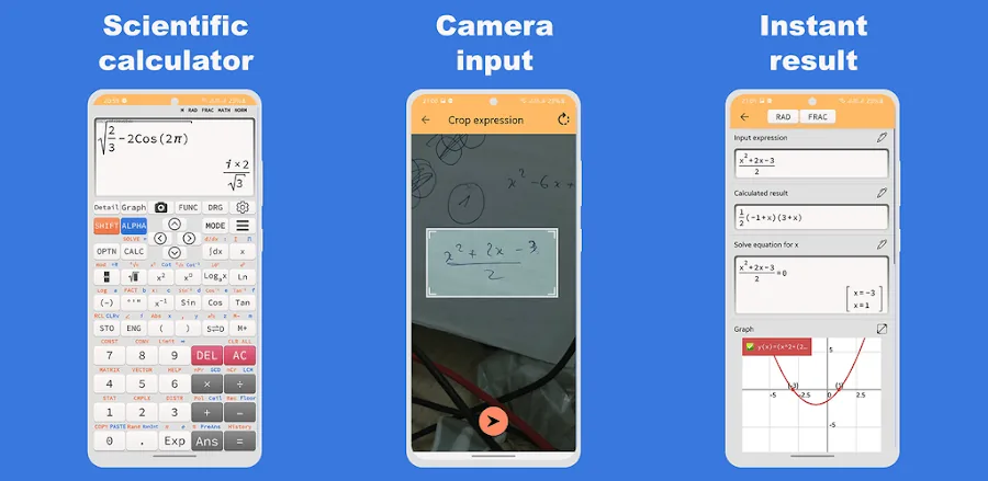 Camera Math Calculator screenshot 1
