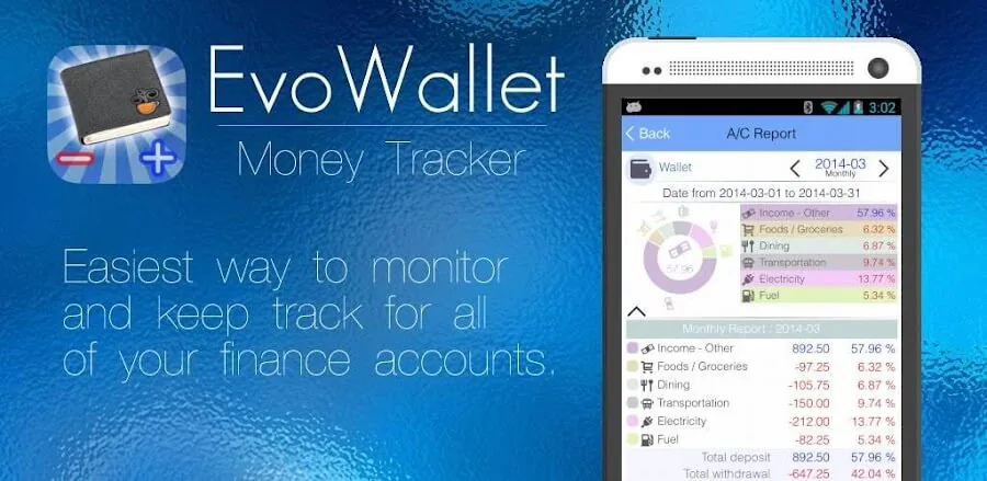 EvoWallet Premium screenshot 1