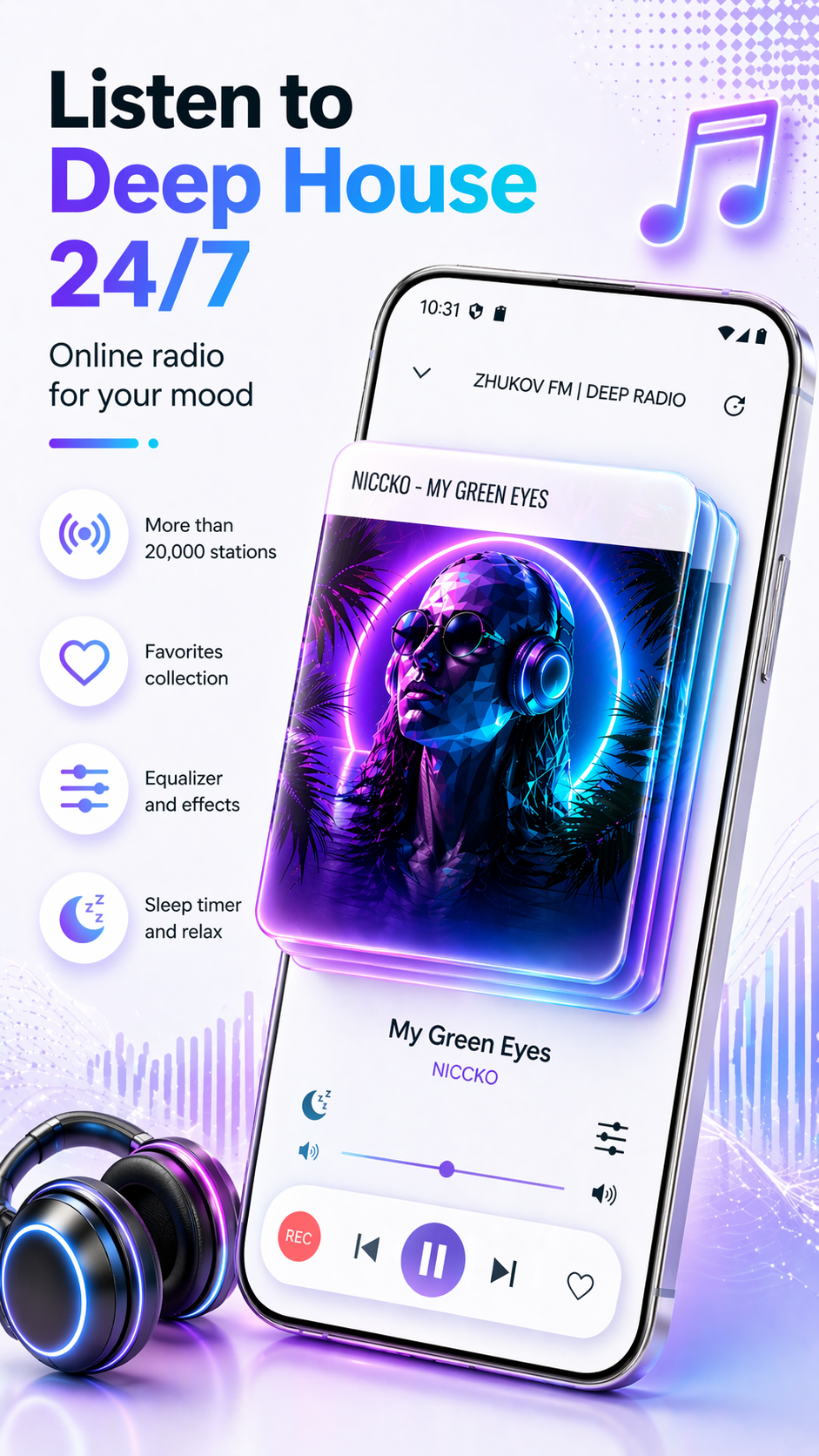 Deep House Radio - EDM Music screenshot 5