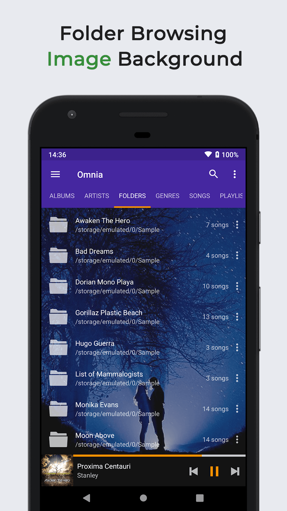 Omnia Music Player screenshot 5