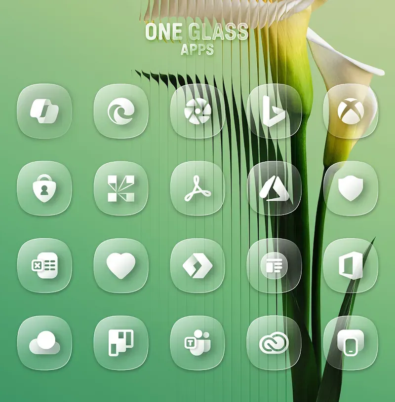 One UI Glass IconPack screenshot 6