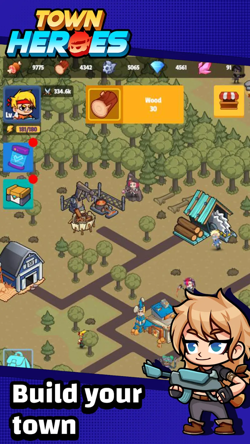 Town Heroes: Auto Action RPG screenshot 2