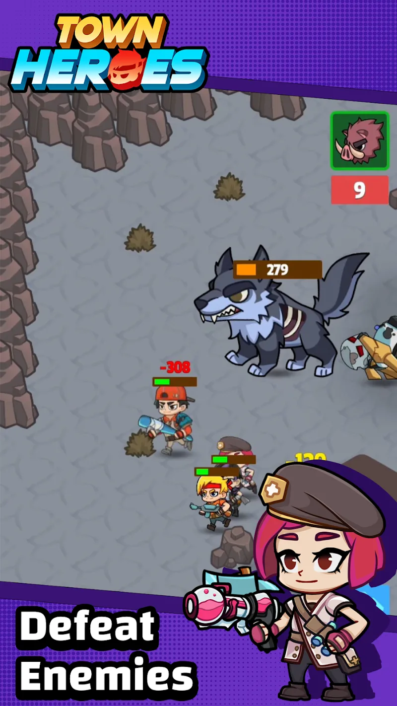 Town Heroes: Auto Action RPG screenshot 4