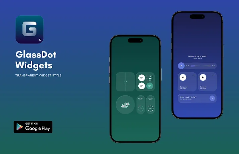 GlassDot Widgets For KWGT screenshot 4