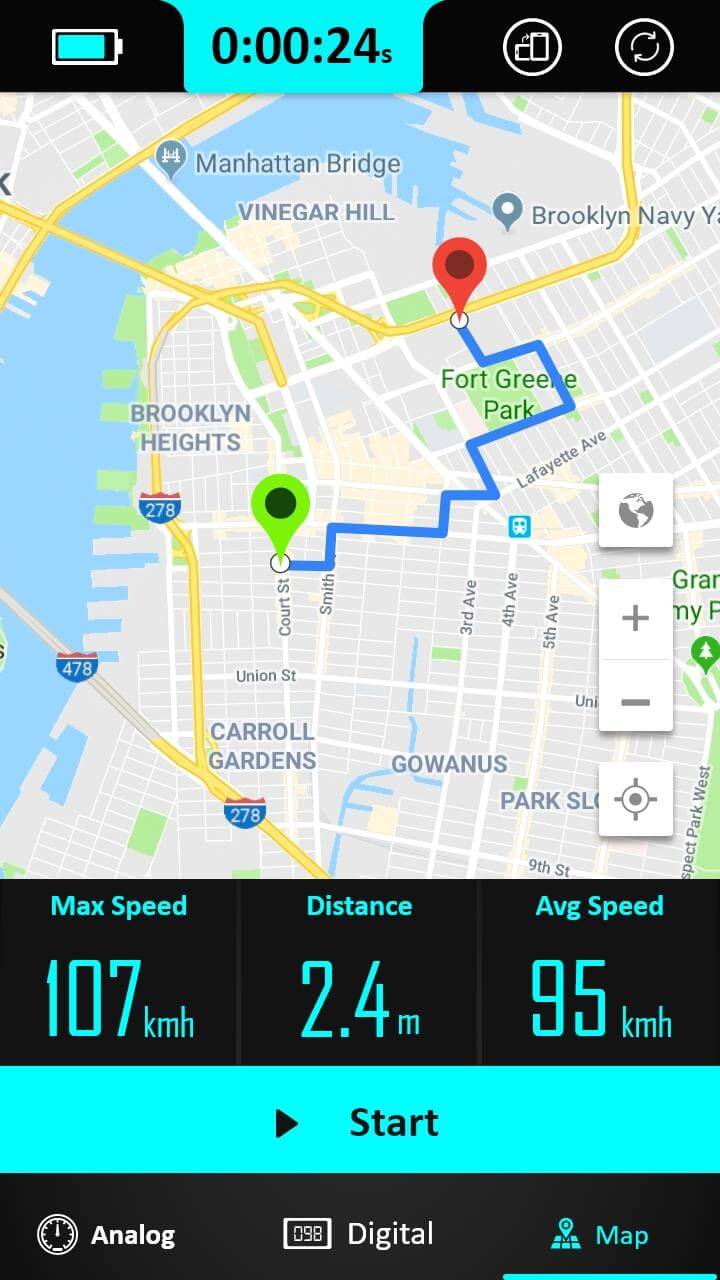 GPS Speedometer - Odometer screenshot 3