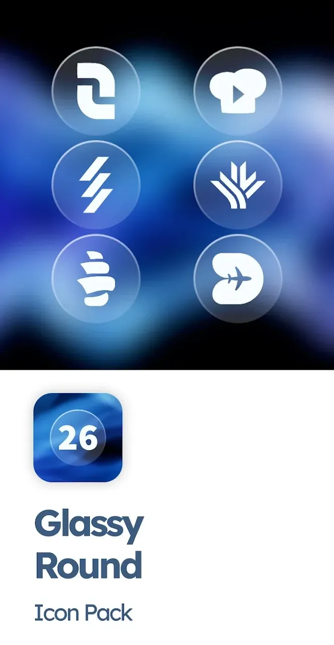 Glassy Round OS Icon Pack screenshot 6