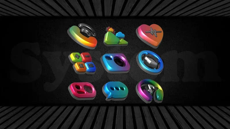 Auric Dark 3D Icon Pack screenshot 7