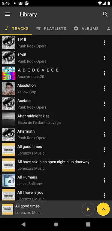 Reverse Music Player screenshot 3