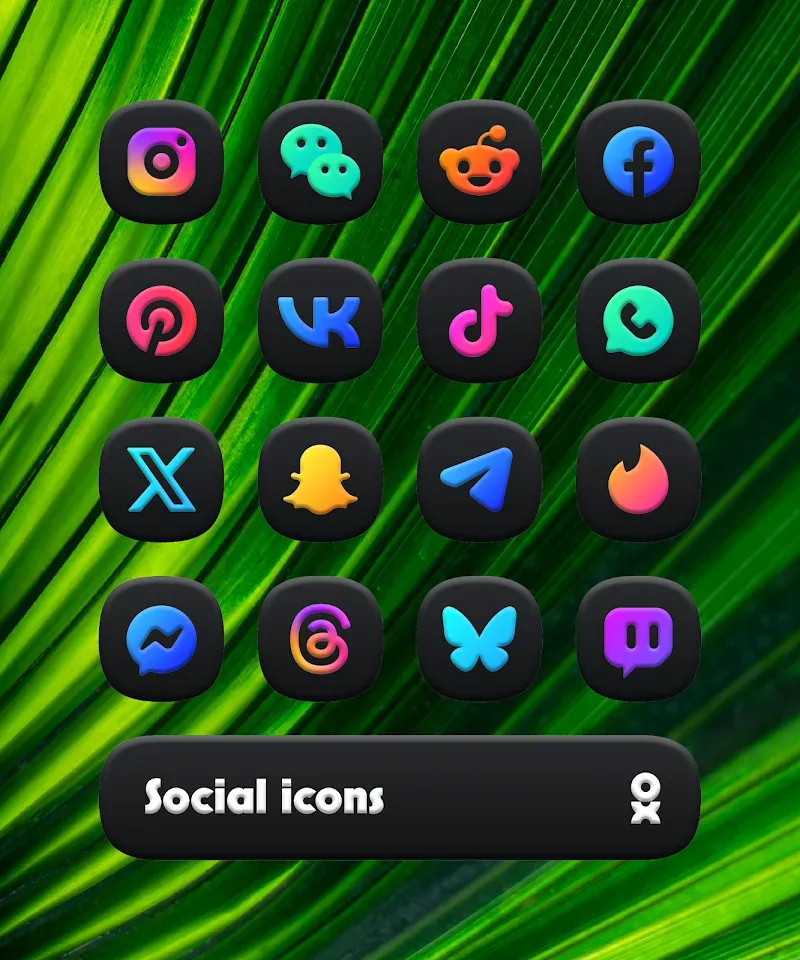 One UI 3D Dark Icon Pack screenshot 4