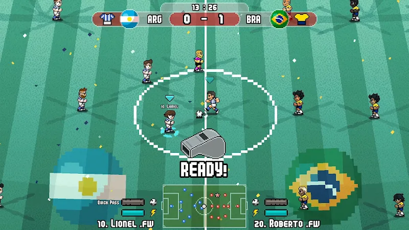 Pixel Cup Soccer - Ultimate screenshot 2