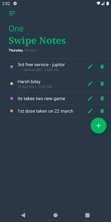 One Swipe Notes screenshot 3
