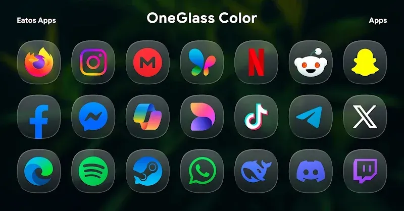 OneGlass 8 (Color) - Icon Pack screenshot 4