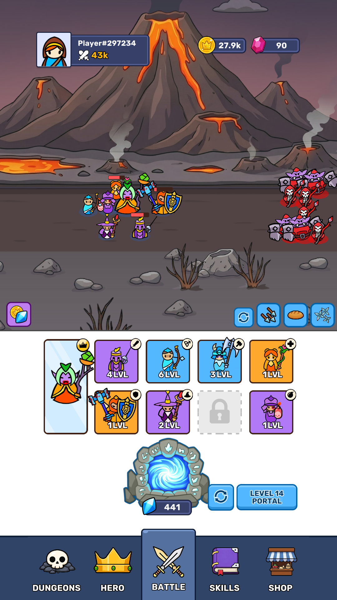 Portal of Heroes: Idle RPG gameplay preview 5