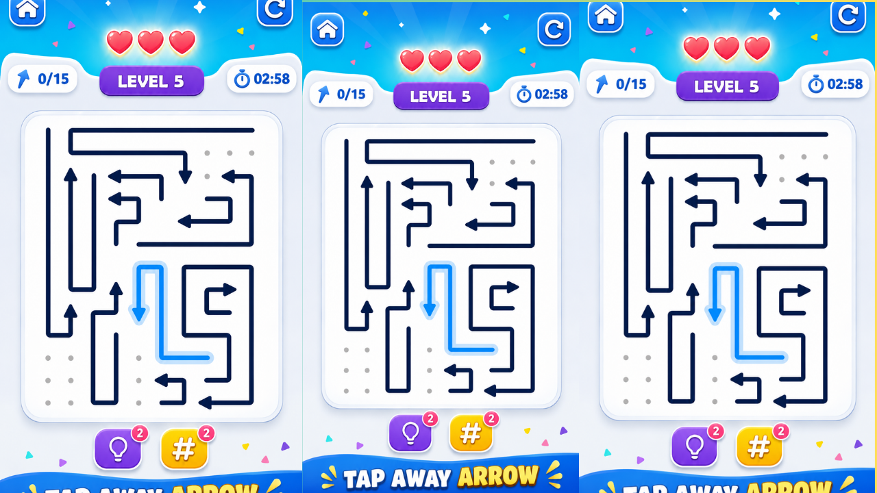 Arrow Out: Tap Away Puzzle screenshot 1