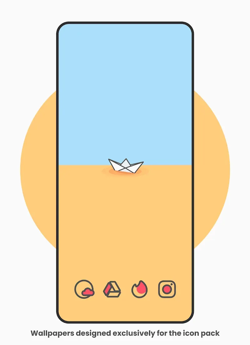 Plume Red - Icon Pack screenshot 4
