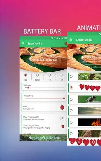 Smart navigation bar - navbar screenshot 2