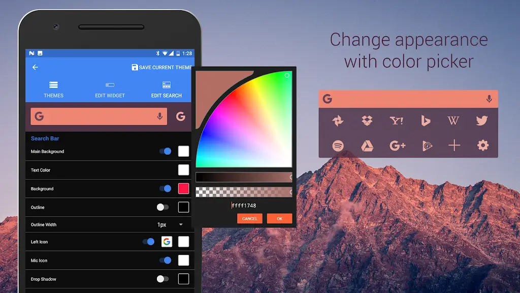 Custom Search Bar Widget CSBW screenshot 7