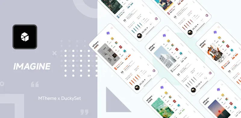 iMagine UI for KLWP screenshot 2