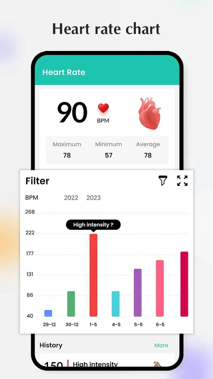 Blood pressure - Heart rate screenshot 6