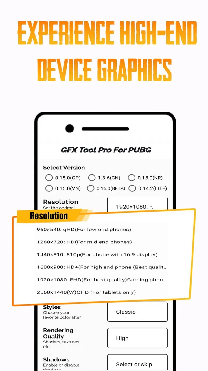 GFX Tool PUBG Pro screenshot 6