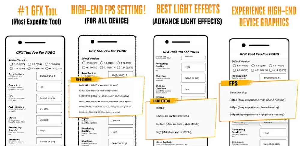 GFX Tool PUBG Pro screenshot 1