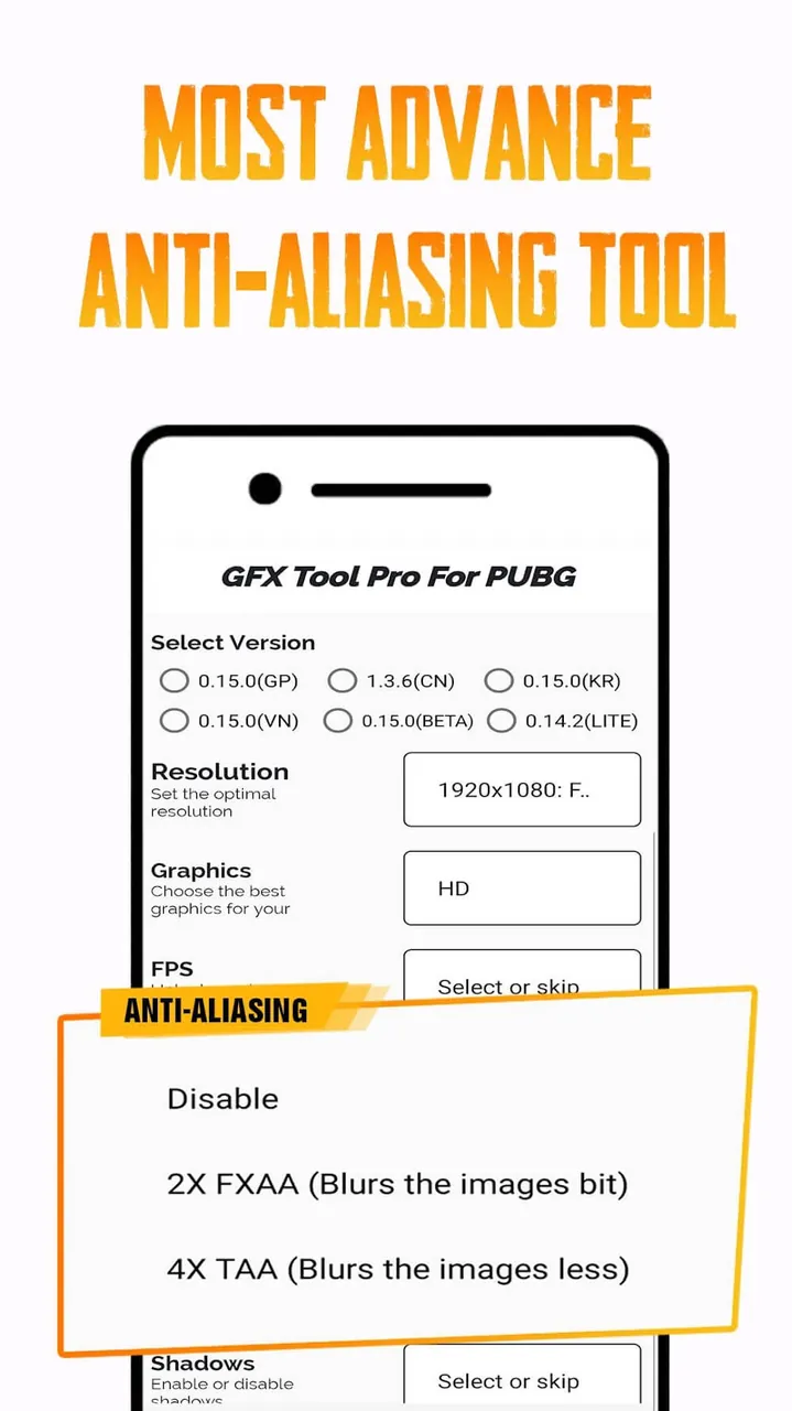 GFX Tool PUBG Pro screenshot 5