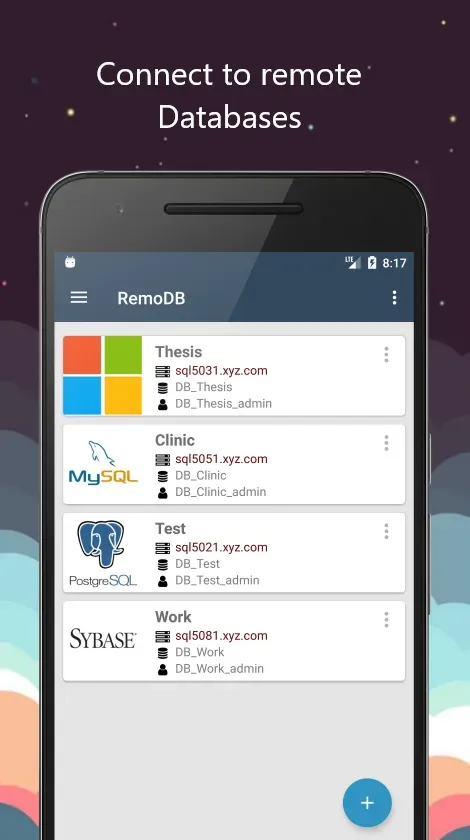 RemoDB screenshot 2