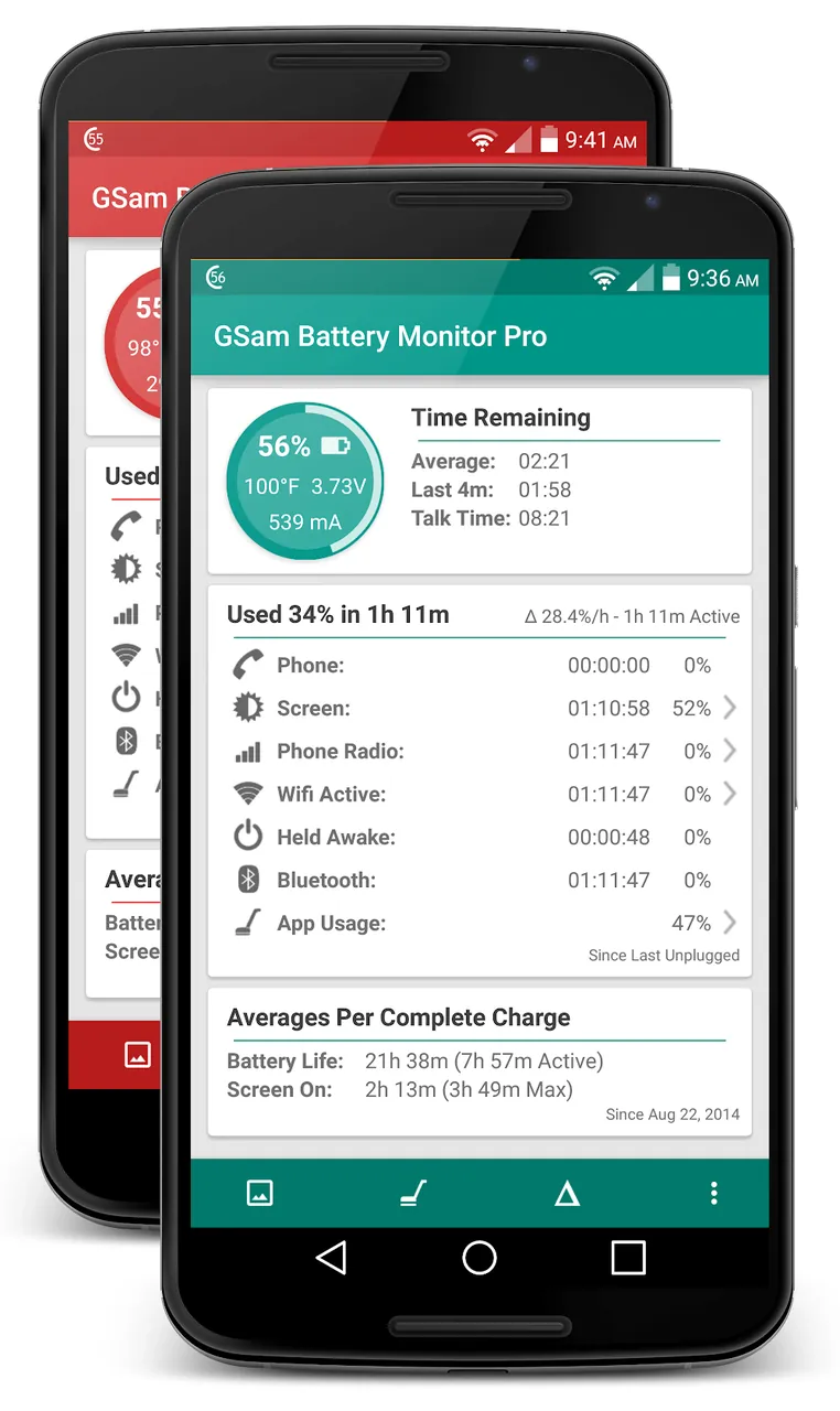 GSam Battery Monitor Pro screenshot 2