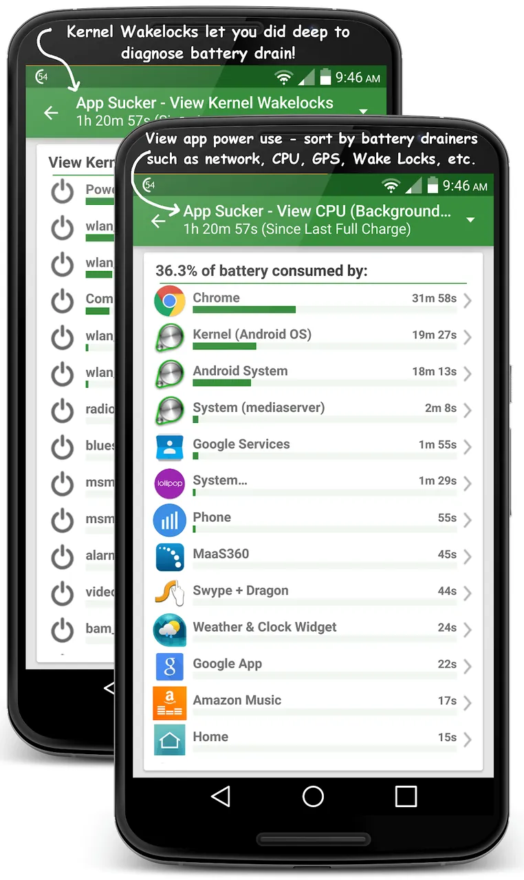 GSam Battery Monitor Pro screenshot 3
