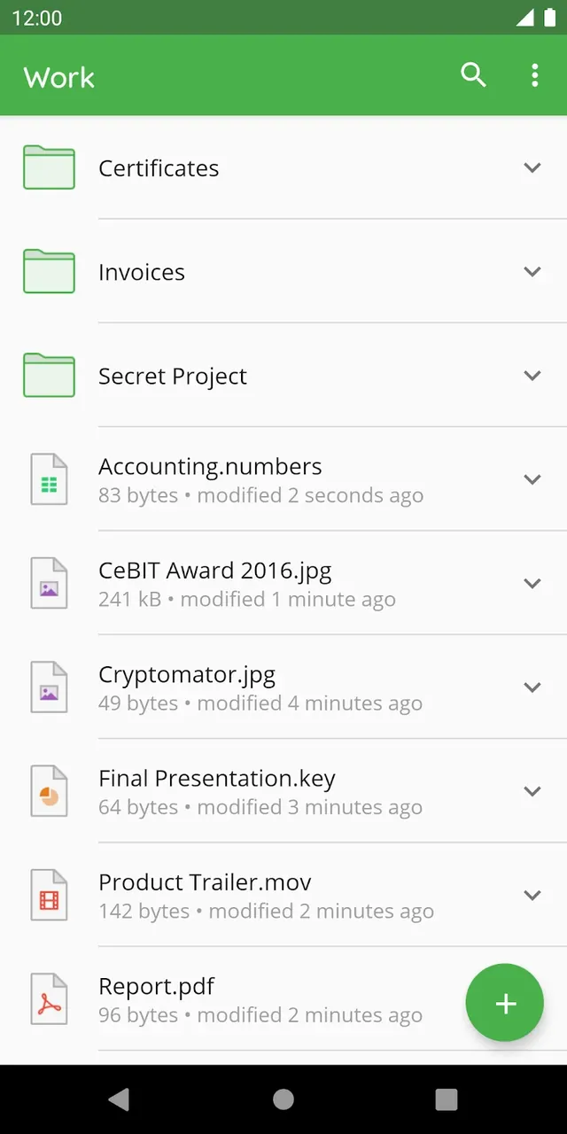 Cryptomator screenshot 6