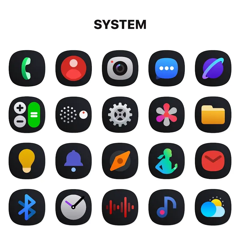 One UI Dark IconPack screenshot 3